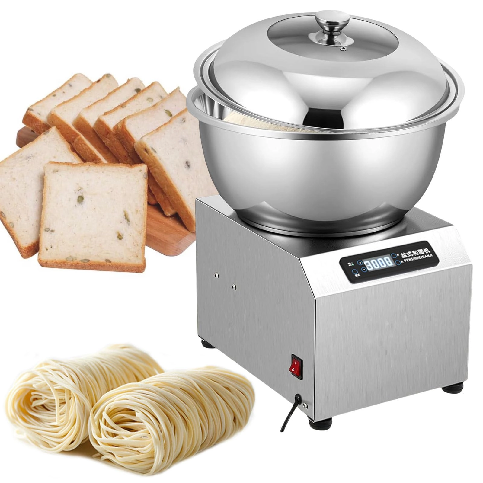 Dough Mixer - 11.02LBS/5KG 1800W