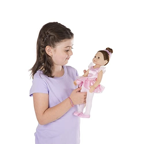 Victoria Poseable Ballerina Doll - 14 inches brunette