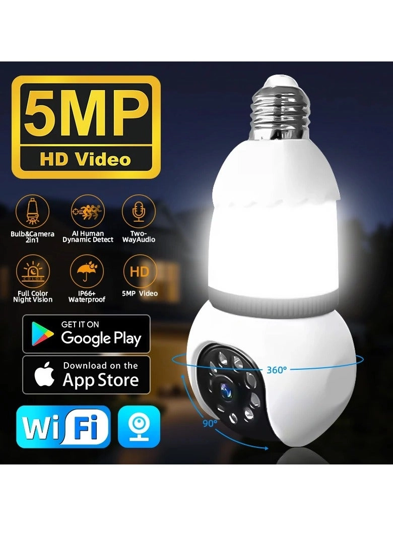 E27 Bulb Camera 5MP