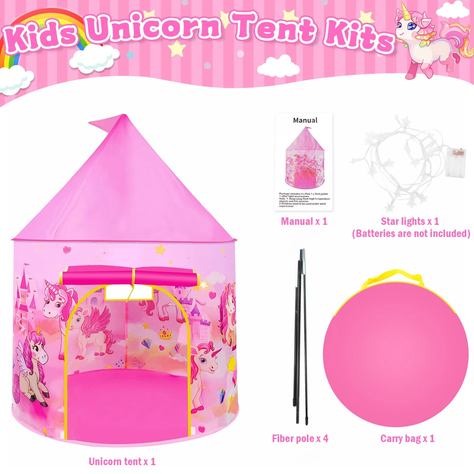 Princess Tent - 101cm x 135cm