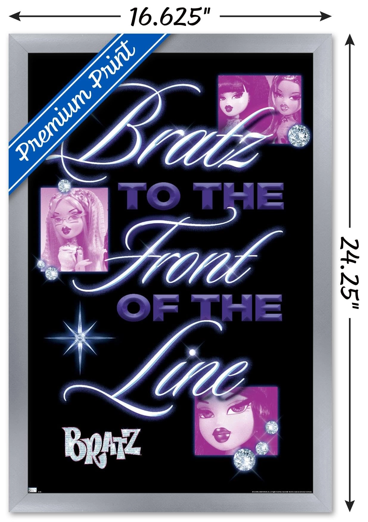Bratz: Girls Nite Out - Front Of The Line Wall Poster - Paper 22.4\"L x 14.7\"W