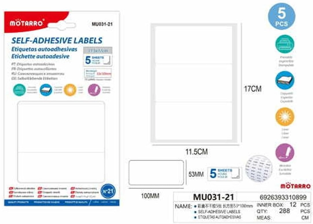 MOTARRO MU031-21 - 2 pieces