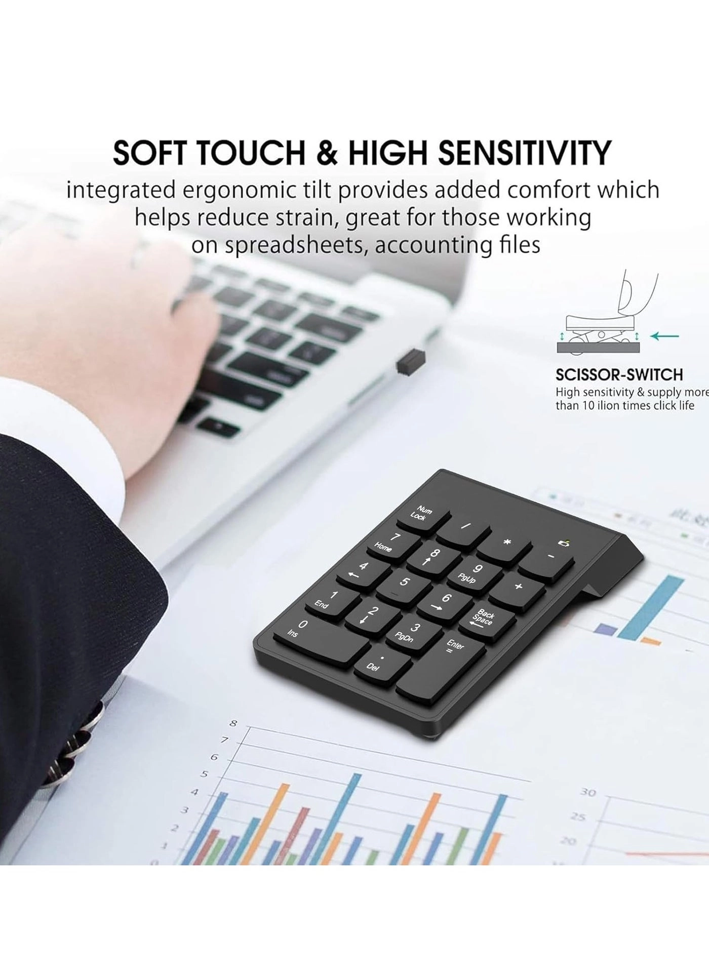 Numeric Keypad - Wireless 10 Key