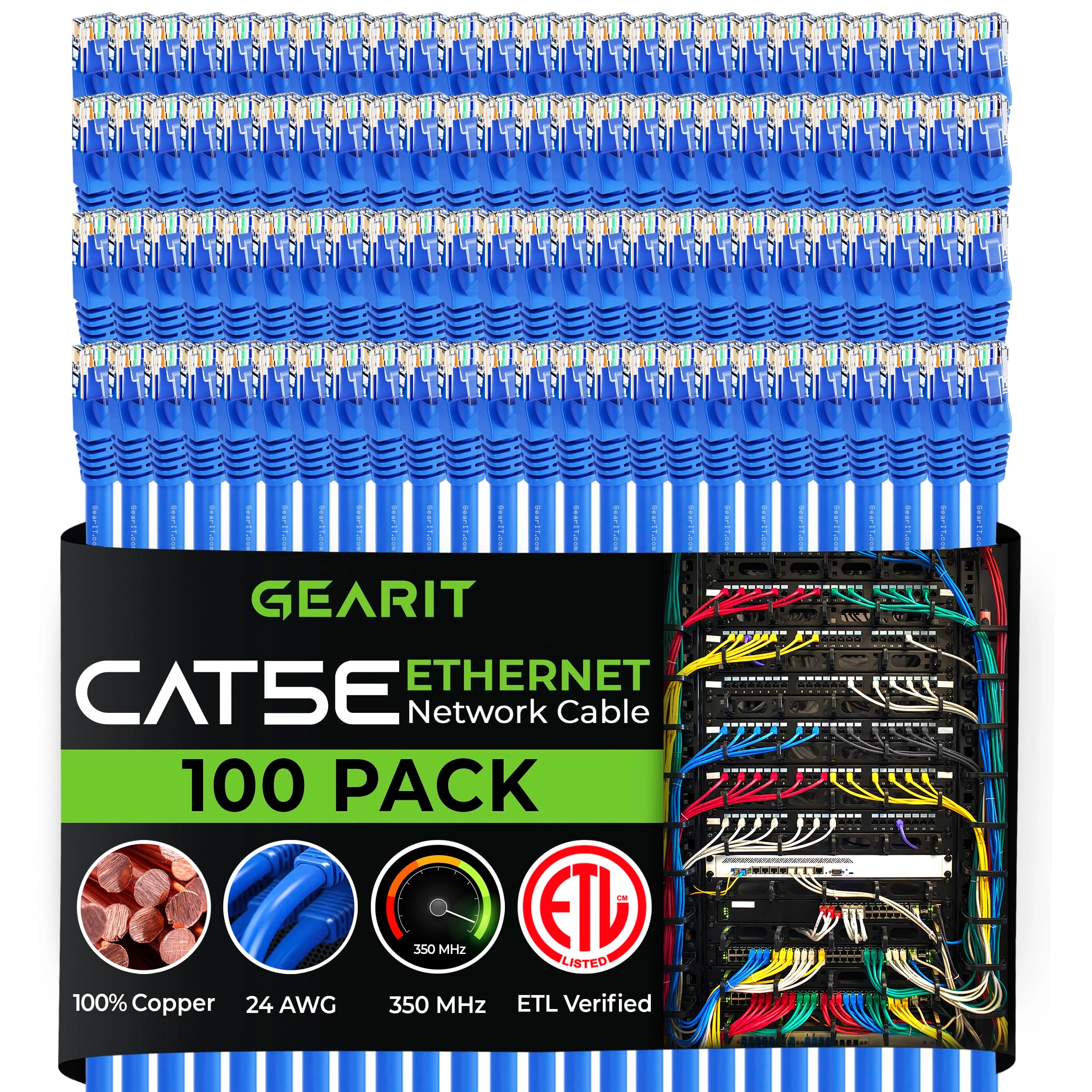 GEARit CAT5E Ethernet Connection Cable - 1.5 Feet