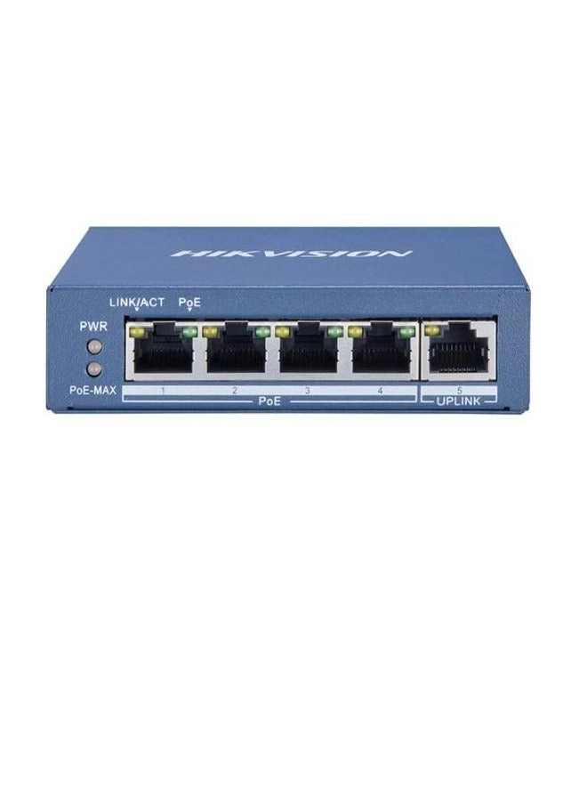 Hikvision DS-3E0505P-E - 4-ports