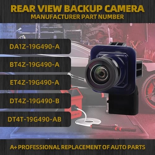 Rear View Park Assist Backup Camera - Compatible with Ford Edge 2011-2015 Lincoln MKX 2011-2013