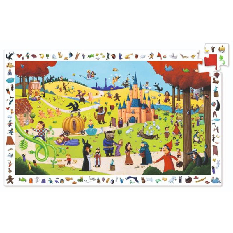 DJECO Tales Observation Puzzle - 4 years and up 54 pieces