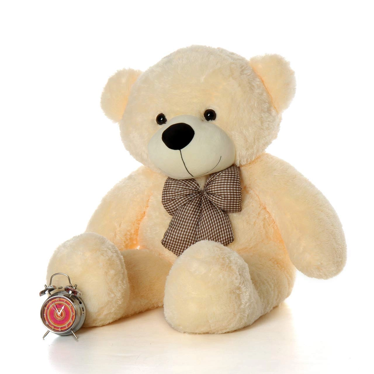 hug 'n' feel soft toys Teddy Bear 33 cm Plush - Cream Super Soft Fabric