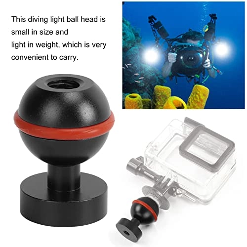 Diving Light Ball Head - Aluminium Alloy Red