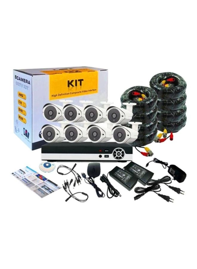 8CH-Wifi-NVR + Bullet Camera - 8 8 channels 2 MP