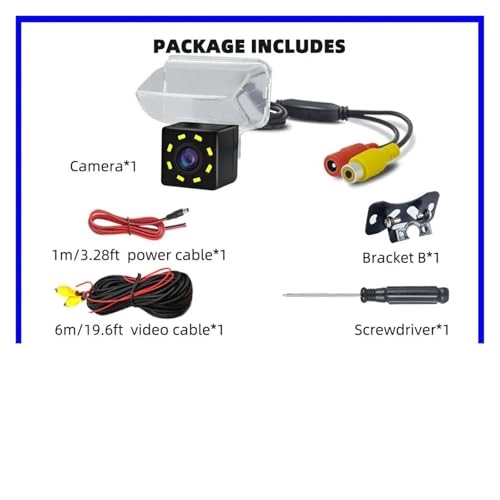Car Rear View Camera - 8 LED Night Vision 648*480