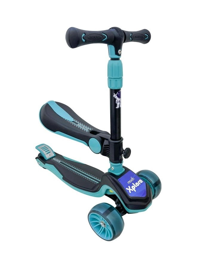 Xplora Kick Scooter – Foldable LED + Seat