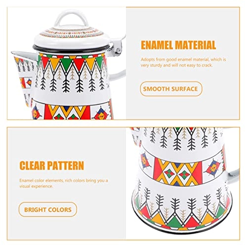 Porcelain Teapot - Ceramic Enameled 2. 5L