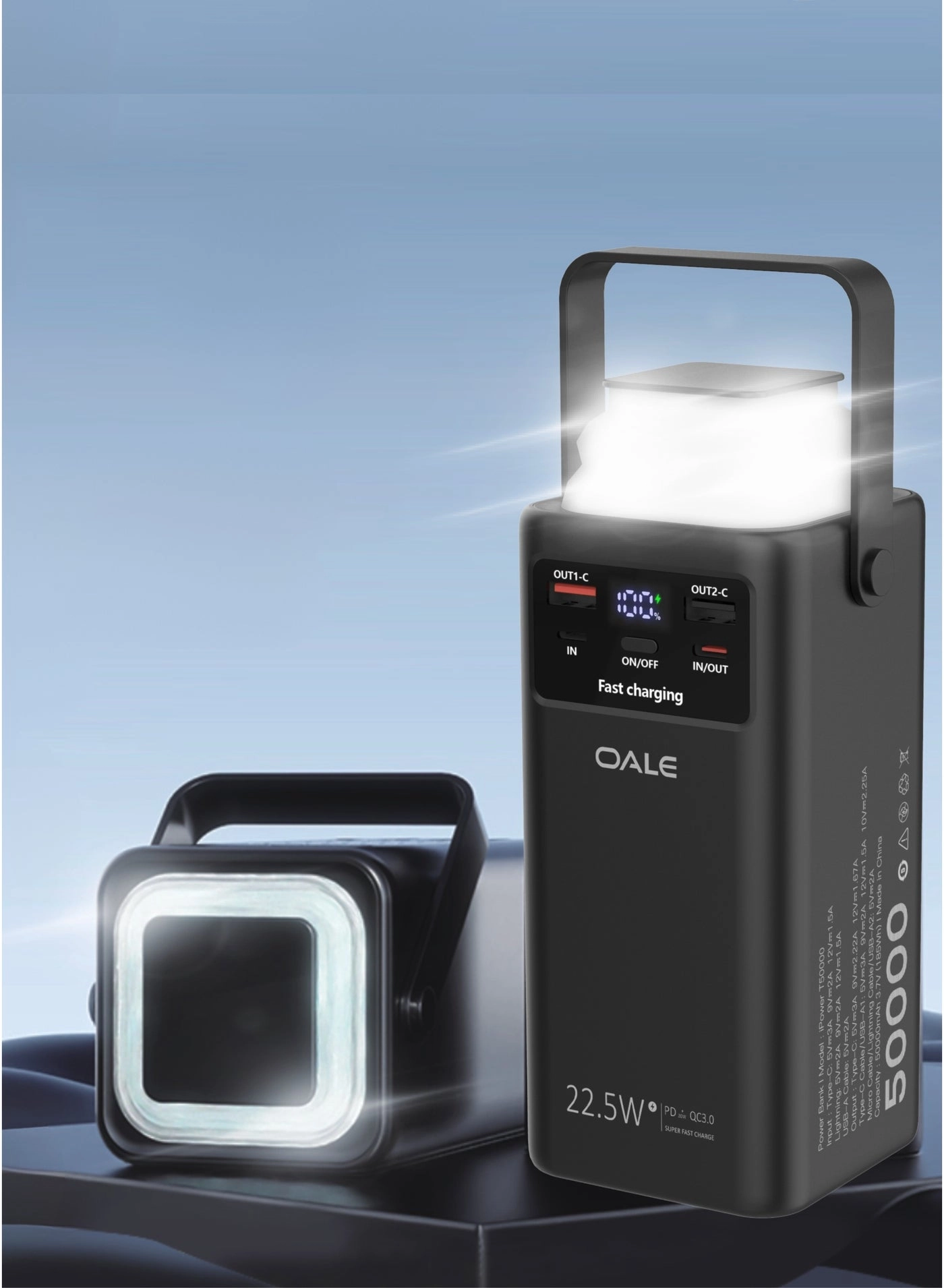 Power Bank - 50000mAh 22.5W