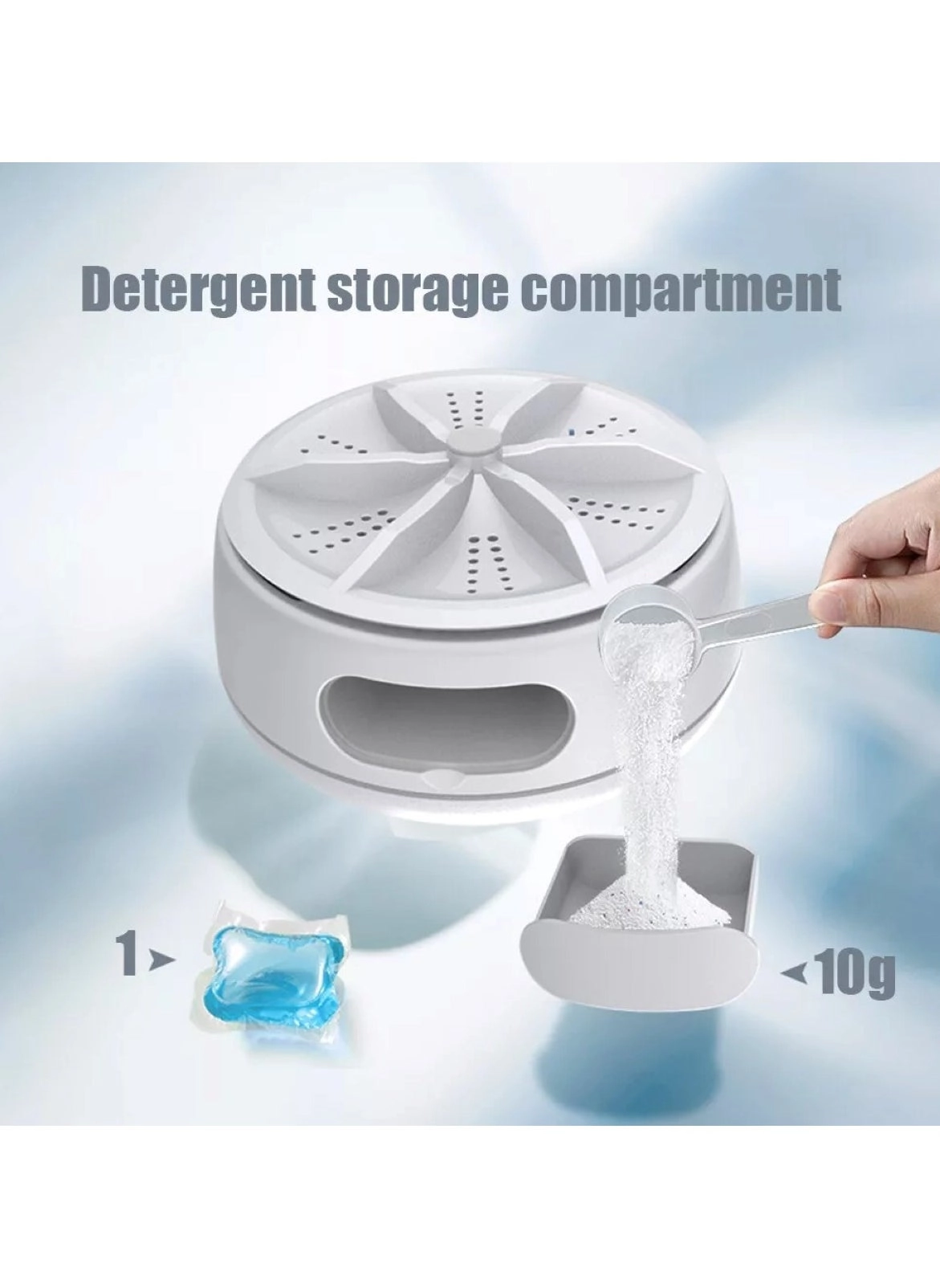 Compact & Portable Mini Washing Machine Easy & Efficient Laundry Solution