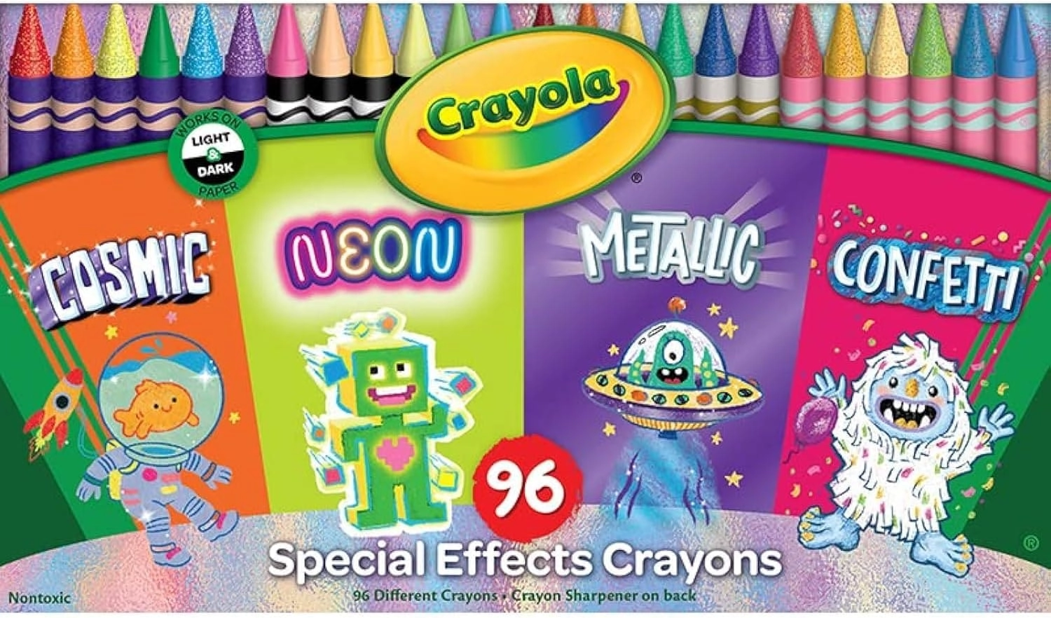 COLOR LAND CHILDRENS TOYS CENTER LLC Limited Edition Crayons - 96 Count