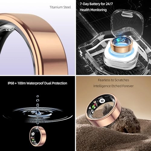 Smart Ring - Silver 12 IP68 Waterproof