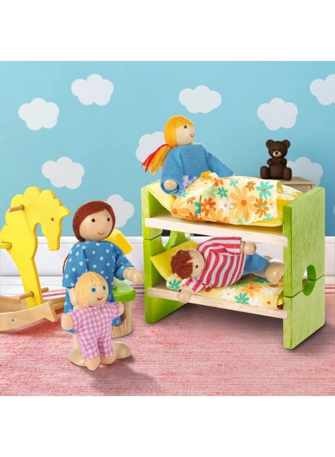 Bending Dolls - Dolls House Set 8 People