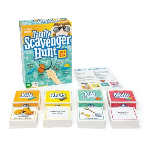 Outset Media Family Scavenger Hunt - Ages 6+ 280 Cards