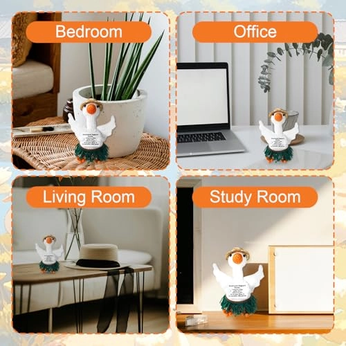 Positive Knitted Goose - 13 x 8 x 0.99 cm