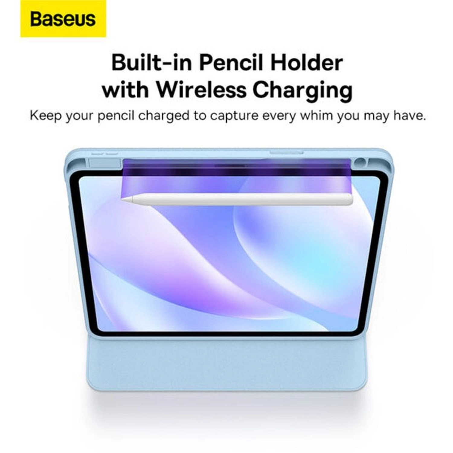 Magnetic Case with Pencil Holder for iPad 10.2-inch