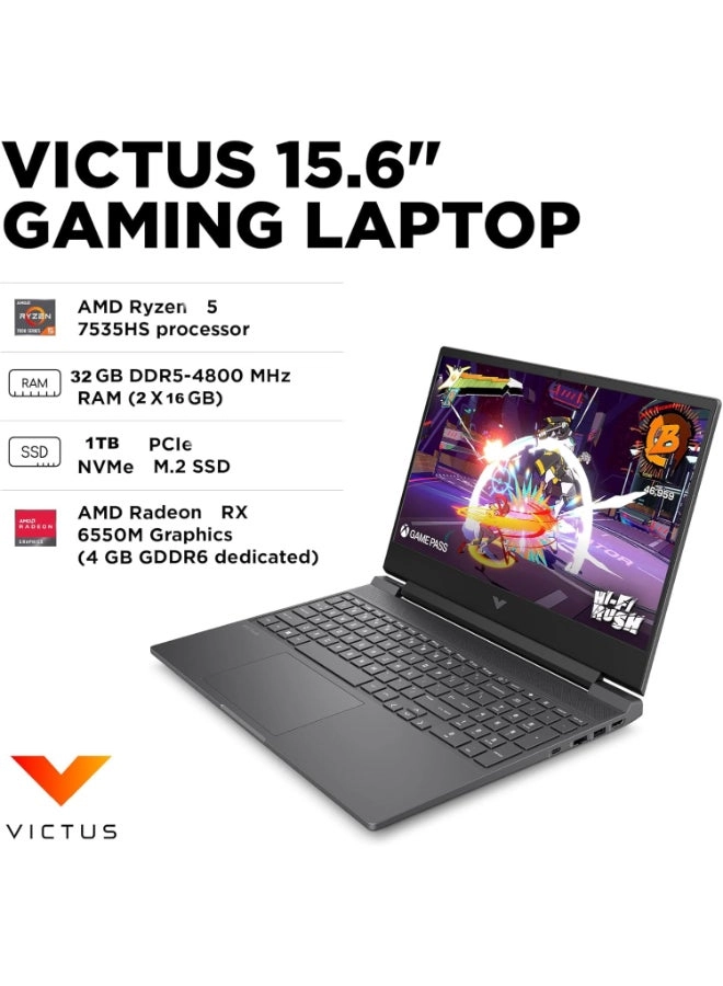 Victus 15 - 15.6'' Ryzen 5 7535HS 32GB DDR5 1TB SSD