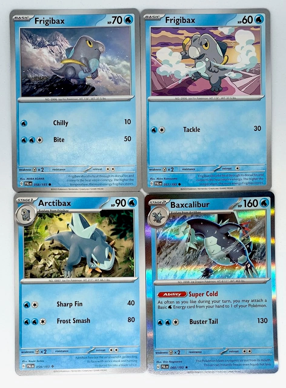 Pokémon Baxcalibur 060/193 - 4pcs