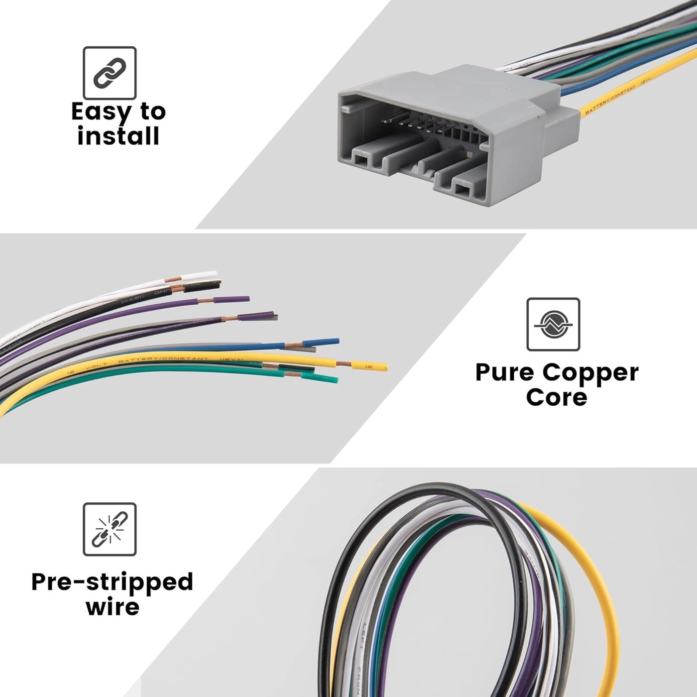 Car Stereo Wire Harness - Dodge Chrysler Jeep