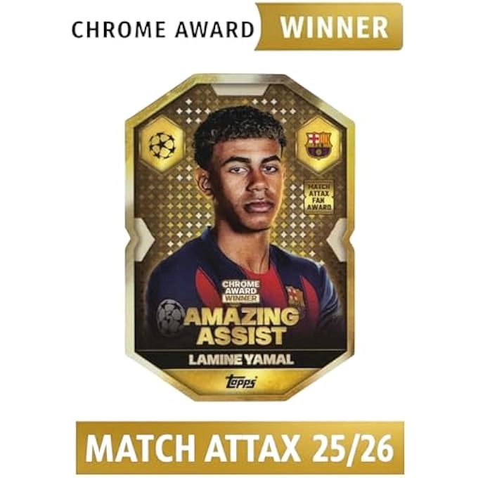 rayihni LAMINE YAMAL Match Attax 2025/2026 - 20pcs