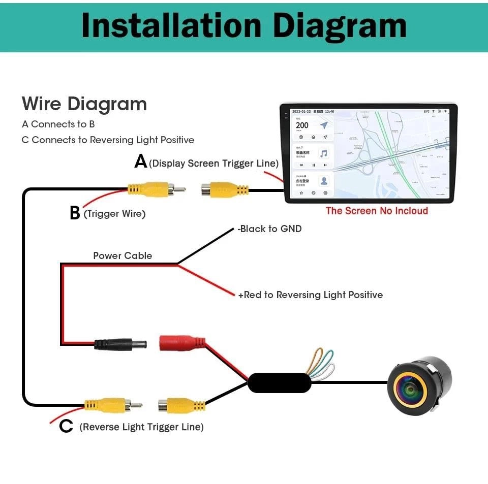 HD CCD Car Rear View Camera - Night vision