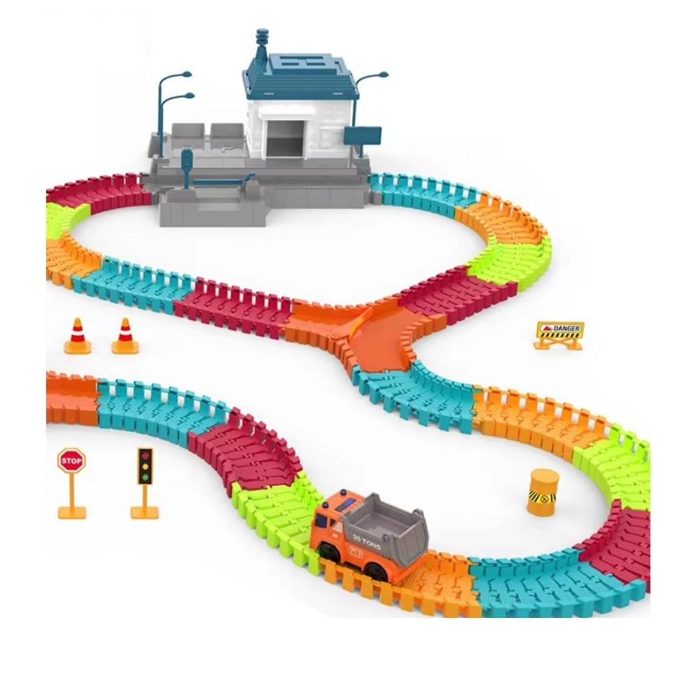 DIY Electric Maze Track Playset - Suitable for 3 years & above 237 Pcs