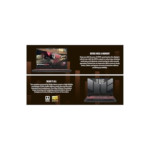 TUF Gaming A15 FA507NV-EH53 - 15.6'' Ryzen 5 7535HS 16GB DDR5 512GB SSD