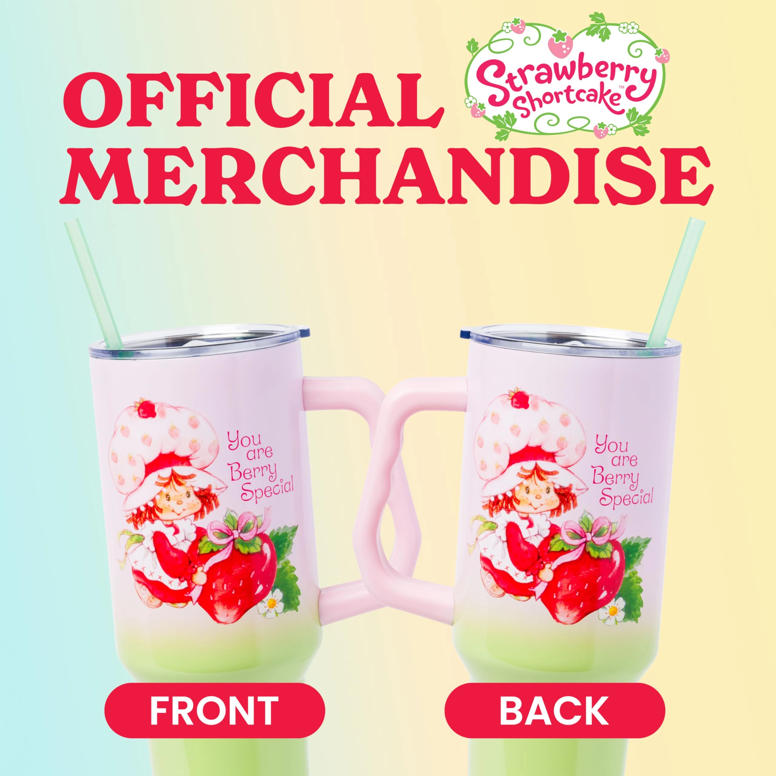 Stainless Steel Strawberry Shortcake You are Berry Special Tumbler - 1183ml