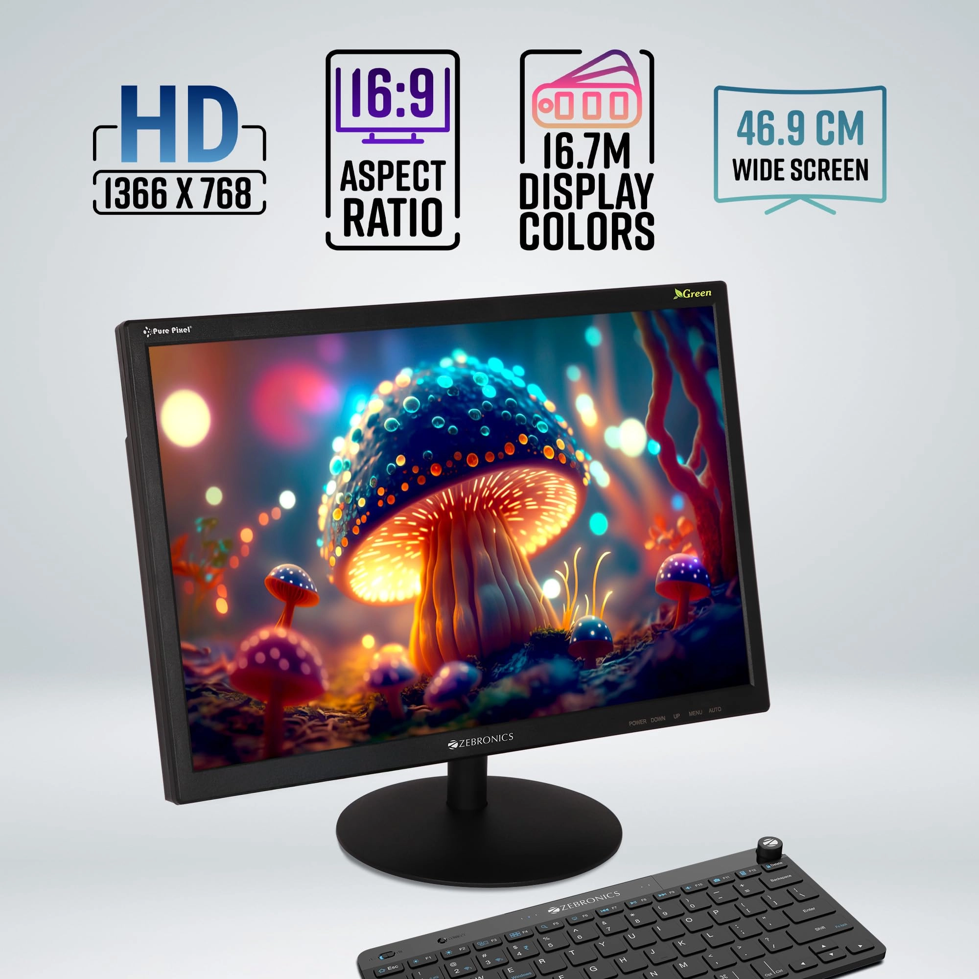 ZEB-V19HD - 18.5 inch 1366 x 768 pixels