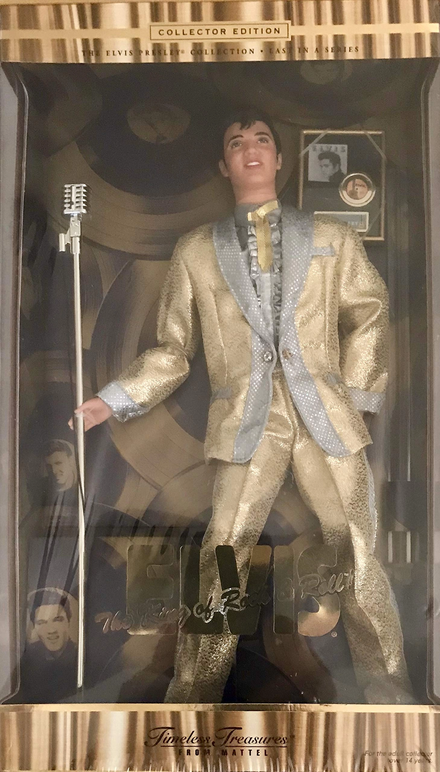 Barbie Elvis Presley Doll - 11-3/4 inches Collector Edition Ages 4+