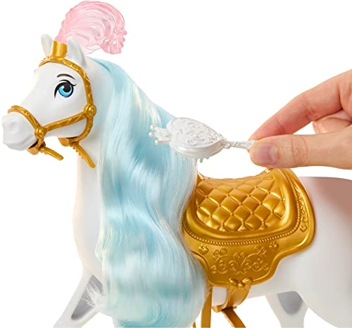 Cinderella Doll - Blue + Horse - Removable Saddle Ages 36+