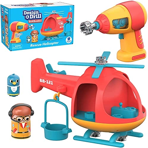Design & Drill Bolt Buddies Helicopter - 36 months - 6 years
