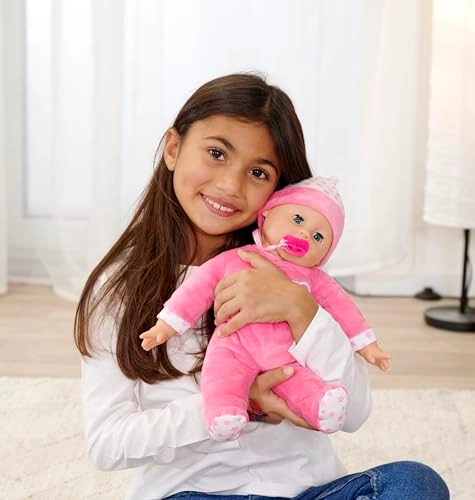 Laura Snooze Time Doll - 38 cm Soft Body Breathing Movements Ages 18 months+