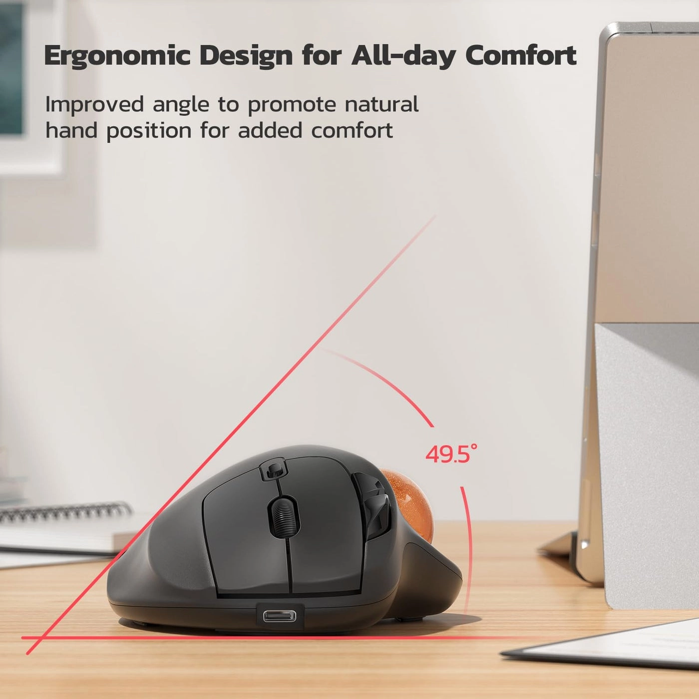 M501 Trackball Mouse - Wireless