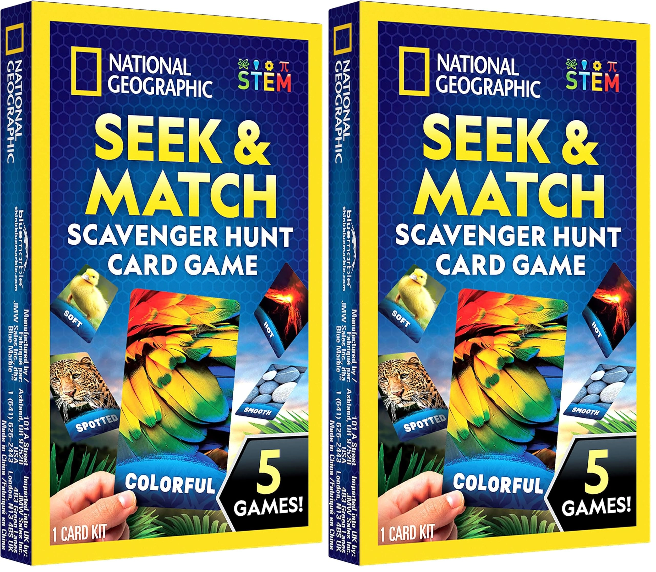 Seek & Match Scavenger Hunt Card Game - 3 years and up