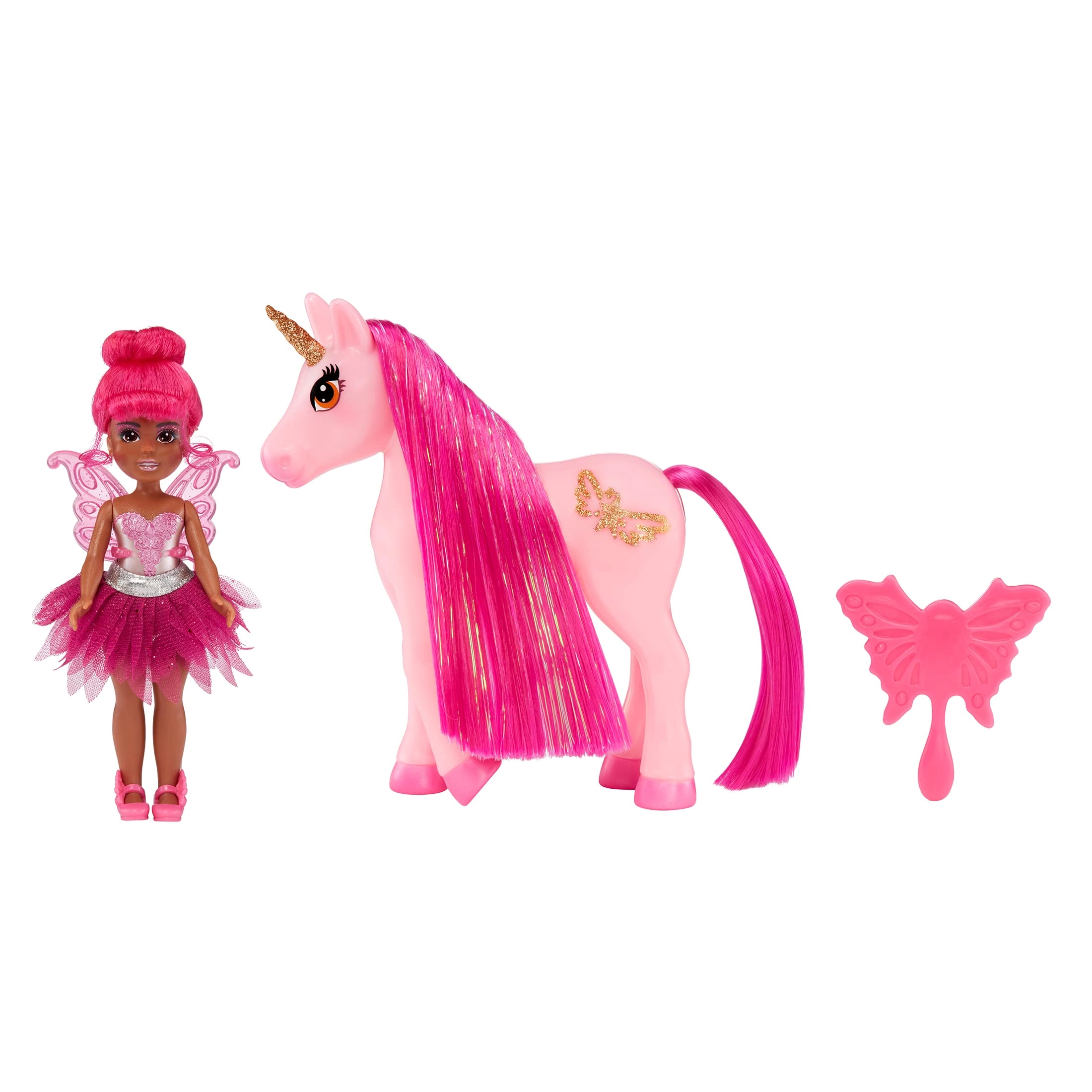 MGA Entertainment Bella Small Doll - Pink + Little Unicorn Ribbon - Multicolor