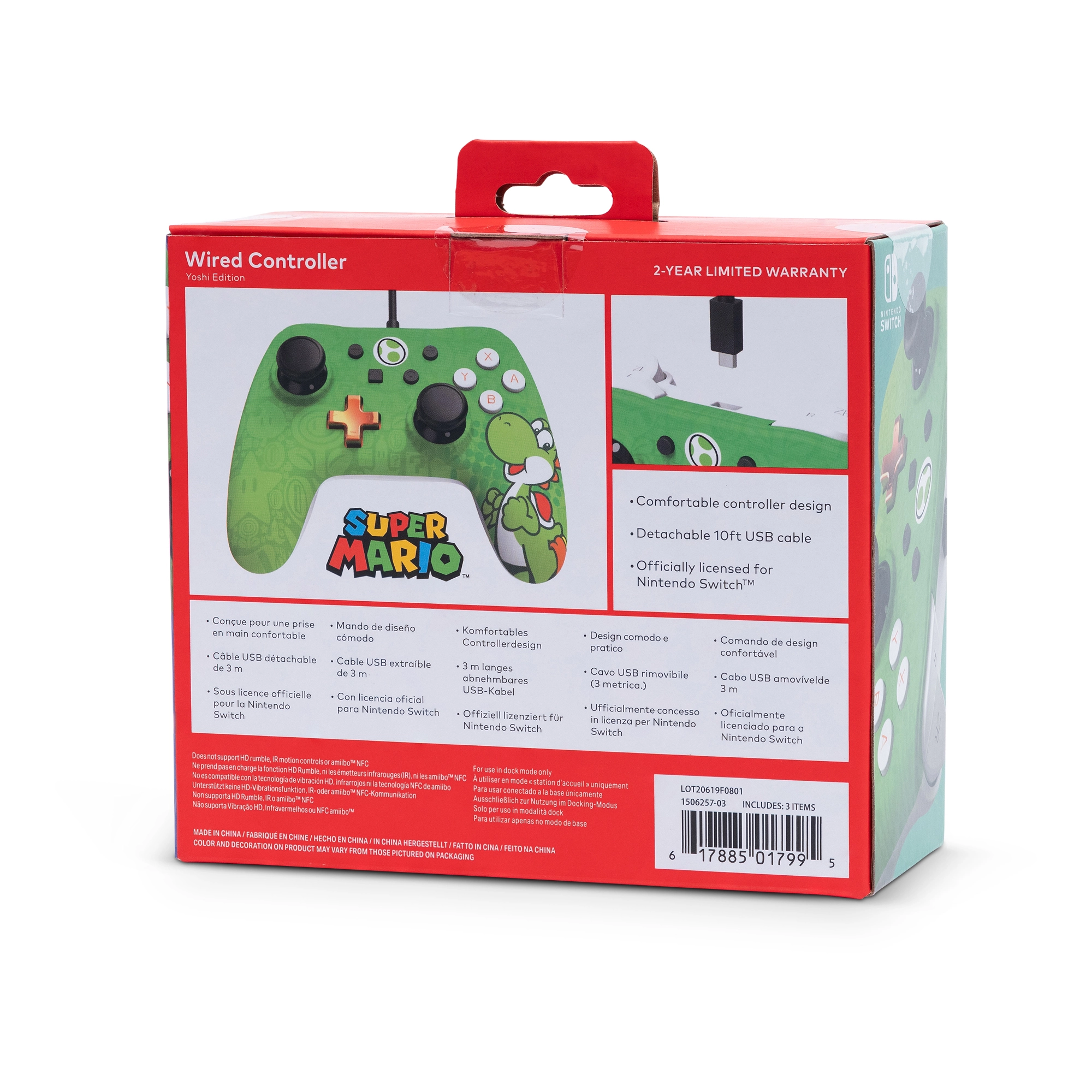 Wired Controller For Nintendo Switch