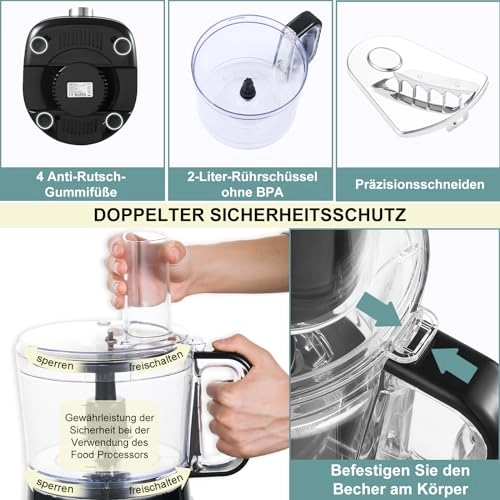 Food Processor - 2L 800 watts