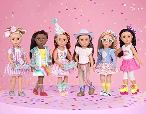 Odessa Fashion Doll - 14-Inch Dark Skin Tone Black Hair Green Eyes Ages 3+