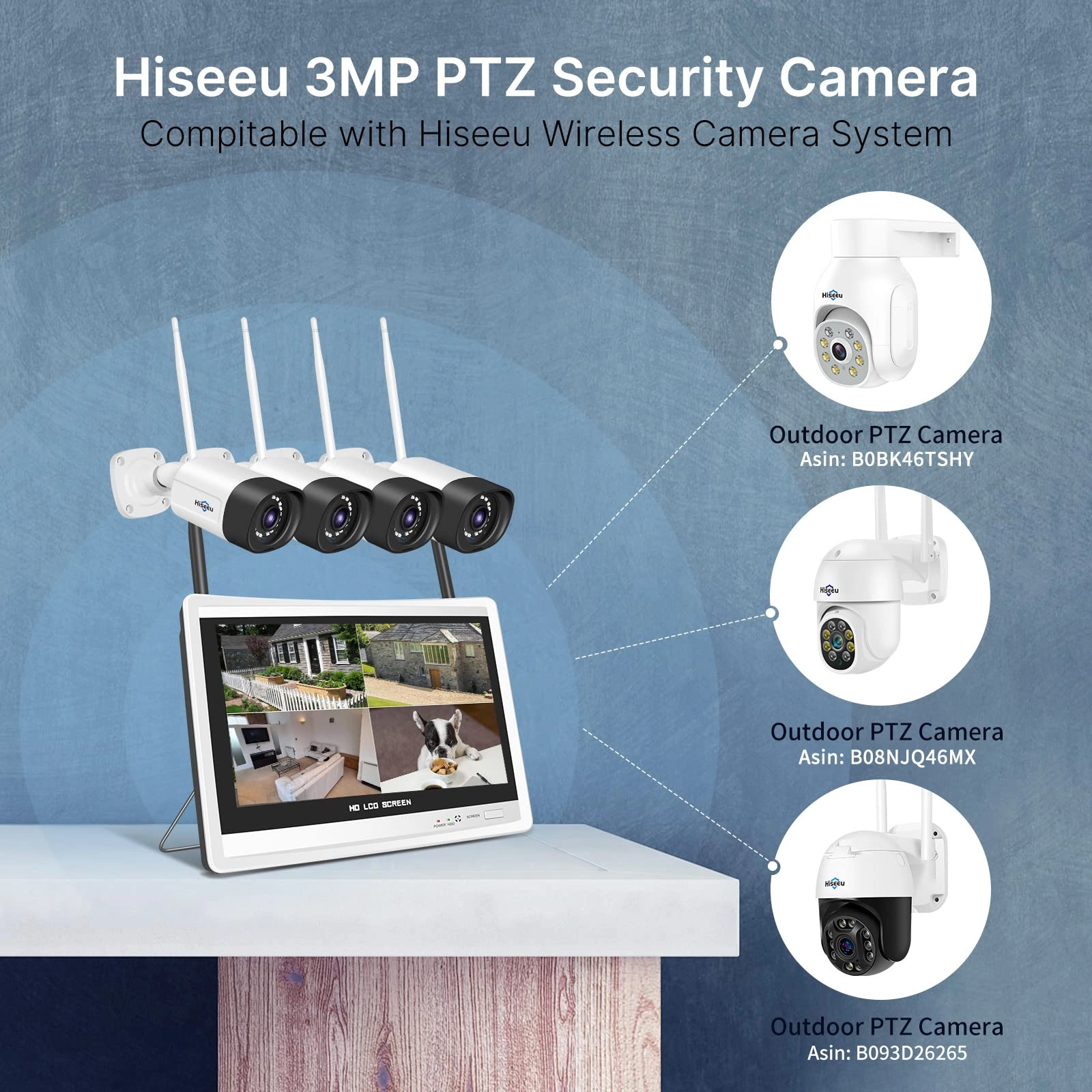 Wireless Security Camera System - 10CH