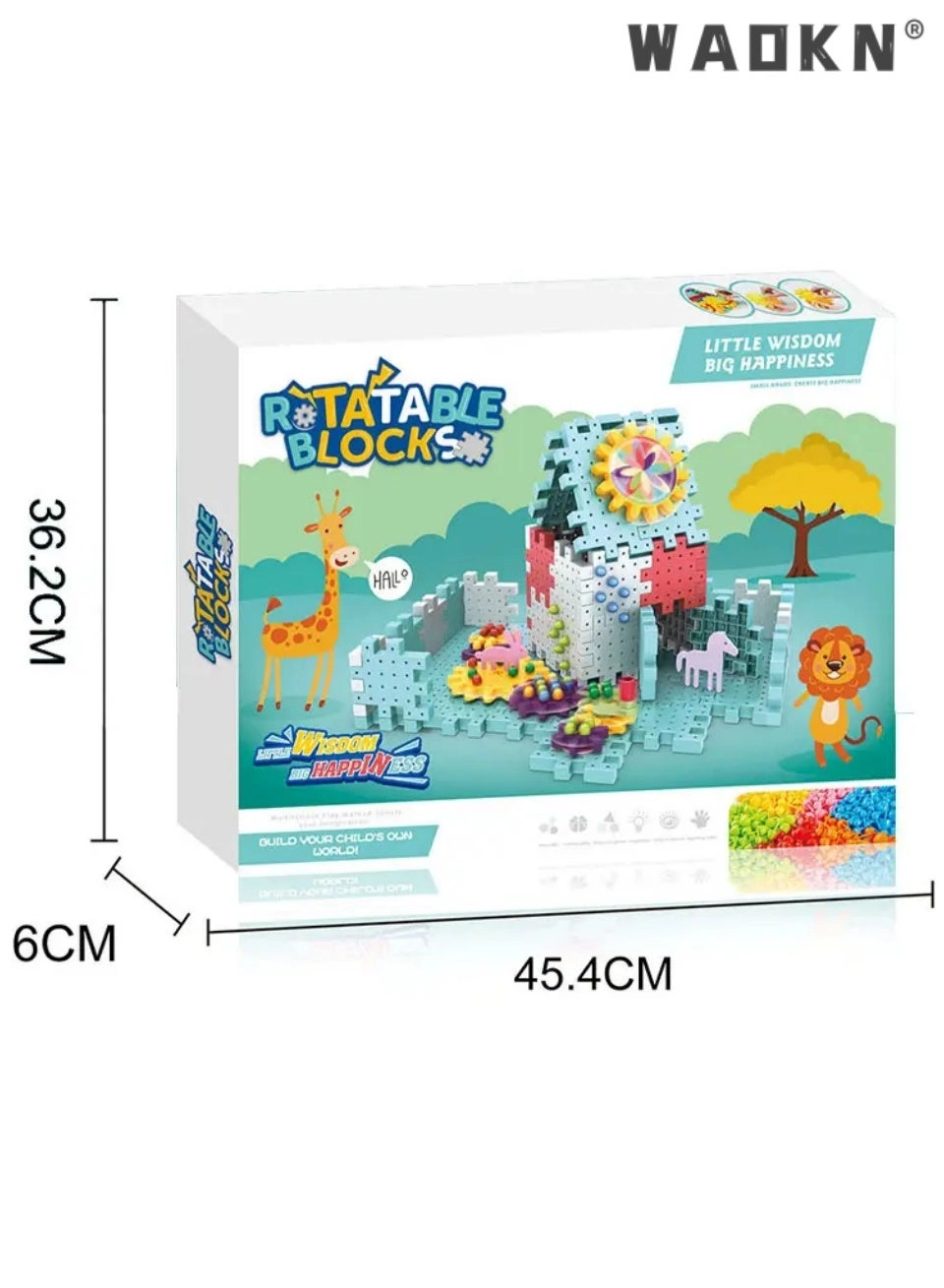 WAOKN Waffle Blocks - 35 pcs