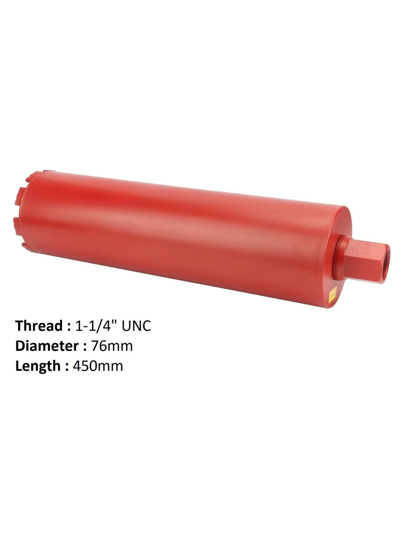 Diamond Core Drill Bit - Carbon Steel 1 76 mm