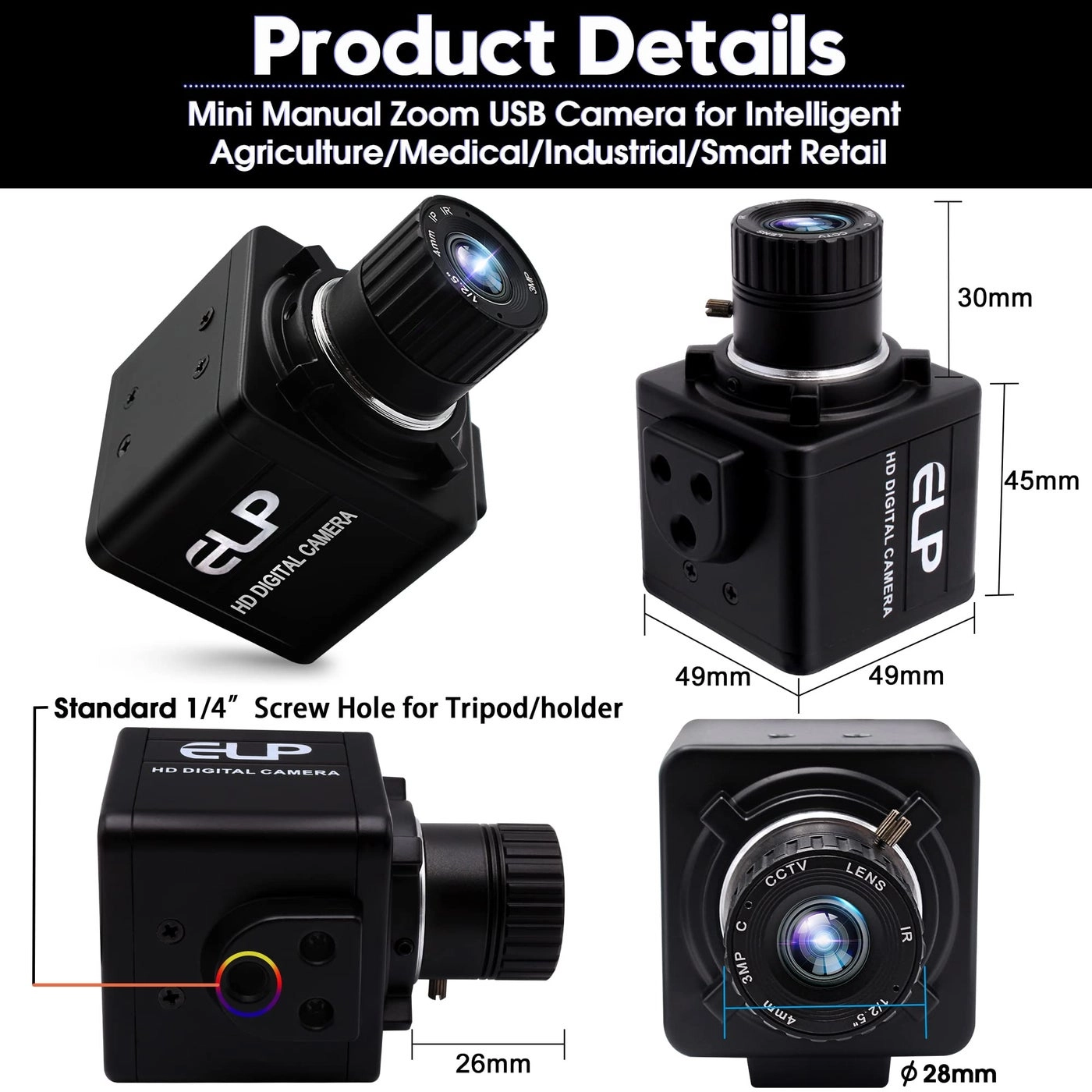USB Camera - 2Megapixel 1080p 100fps