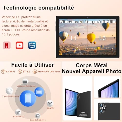 Tablette Tactile - 128GB 10.1"