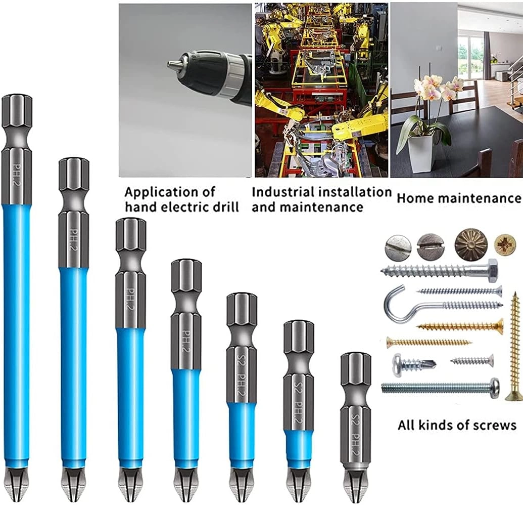 PH2 Screwdriver Bits - 7PCS